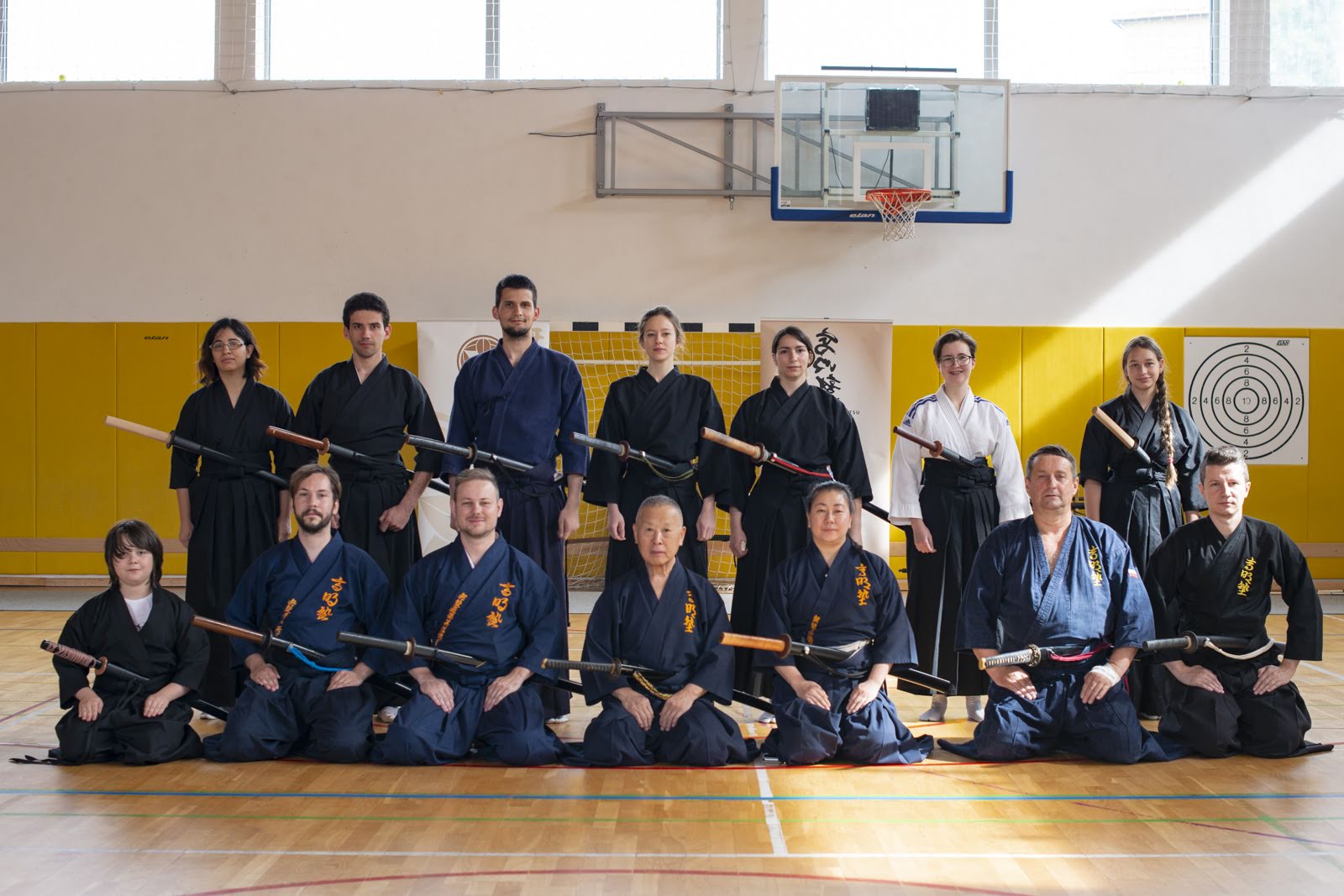 Gruppenbild vom Seminar mit Sekiguchi Sensei in Maribor 2018