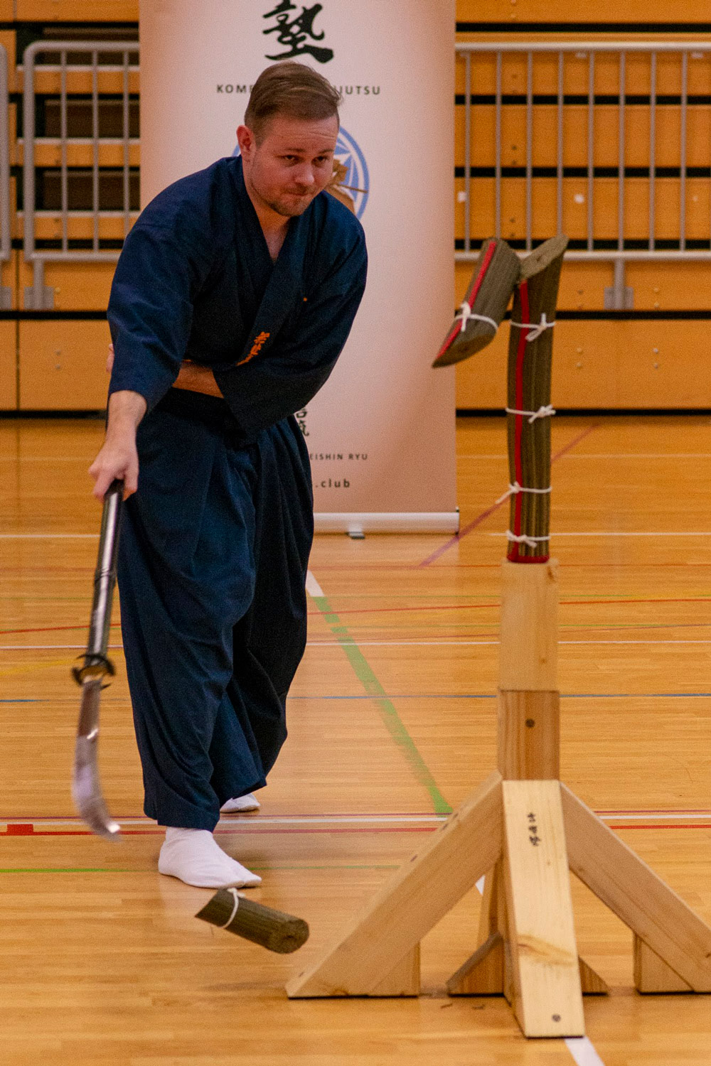 Tameshigiri von Sebastijan Sekol mit Naginata